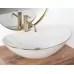Умывальник Rea Royal Gold Edge U8570 белый