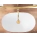 Умывальник Rea Royal Gold Edge U8570 белый