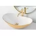 Умывальник Rea Royal Gold White U7808 золото