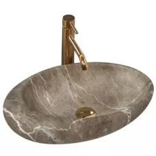 Умывальник Rea Roxy B Stone Nature U6650 бежевый цвет