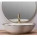 Умывальник Rea Pearl Gold Edge U0696 белый