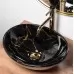 Умывальник Rea Sofia Black Marble Shiny U5611 черный