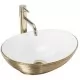 Умывальник Rea Sofia Brush Gold U3697 золото