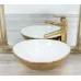 Умывальник Rea Sofia Gold/White U0456 золото