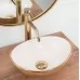 Умывальник Rea Sofia Gold/White Mini U6334 золото
