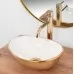 Умывальник Rea Sofia Gold/White Mini U6334 золото