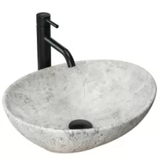 Умывальник Rea Sofia Light Stone U0165 серый