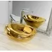 Умывальник Rea Sofia Gold N U9015 золото