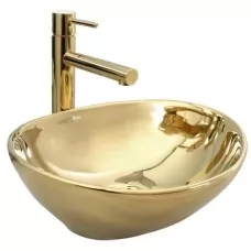 Умывальник Rea Sofia Gold N U9015 золото