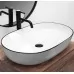 Умывальник Rea Cleo White Black Edge U6210 белый