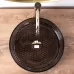 Умывальник Rea Cristal Black U9671 черный