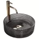 Умывальник Rea Cristal Black U9671 черный