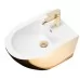 Биде Rea Carlo Mini Gold White C2288 (подвесное)