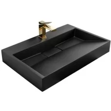 Умывальник Rea Goya Black U8802 черный цвет