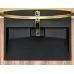 Умывальник Rea Goya Black U8802 черный цвет