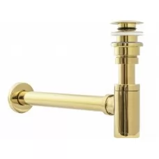 Сифон для умывальника с клик-клаком Rea light gold Gold A569..