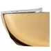 Унитаз Rea Carlo Mini Rimless Gold White C0669 (подвесной) золото
