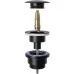 Сифон для умывальника с клик-клаком Rea old black A8536 черный