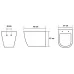 Унитаз Rea Carlo Mini Rimless Black C8936 (подвесной) черный