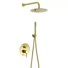 Душевая система Rea Lungo Gold P4110 глянцевое золото