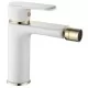 Смеситель на биде Rea Bloom White Gold B9930 белый / золотой