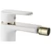 Смеситель на биде Rea Bloom White Gold B9930 белый / золотой