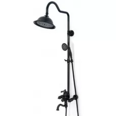 Душевая система Rea Retro Old Black P2366 черный