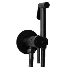 Смеситель с гигиенической лейкой Rea Loop Black B8978 черный матовый