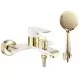 Смеситель для ванны Rea Bloom White Gold B9932 золото