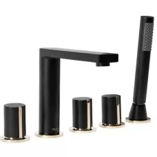 Смеситель для ванны Rea Icon Black matt B3622 черный