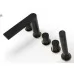 Смеситель для ванны Rea Icon Black matt B3622 черный
