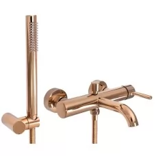 Смеситель для ванны Rea Lungo Rose Gold B6695 золото розовое