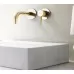 Смеситель для умывальника Rea Lungo Gold B8559 глянцевое золото