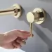 Смеситель для умывальника Rea LONG Gold B0370 золото