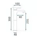 Смеситель для умывальника Rea Bloom White Chrome B9917 белый/хром