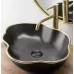 Смеситель для умывальника Rea Lungo Gold matt B4526 золото матовое