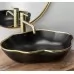 Смеситель для умывальника Rea Lungo Gold matt B4526 золото матовое