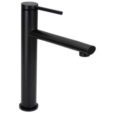 Смеситель для умывальника Rea Oval Black B6511 черный