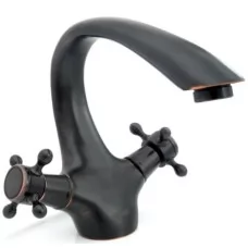 Смеситель для умывальника Rea Retro Old Black B0225 черный