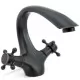 Смеситель для умывальника Rea Retro Old Black B0225 черный