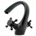 Смеситель для умывальника Rea Retro Old Black B0225 черный