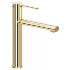 Смеситель для умывальника Rea Oval Gold B6513 золото