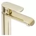 Смеситель для умывальника Rea Bloom Mirror Gold B6200 золото