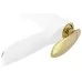 Смеситель для умывальника Rea Orbit White Gold B2052 белый / золотой