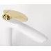 Смеситель для умывальника Rea Orbit White Gold B2052 белый / золотой