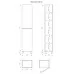 Пенал Vela Бриз 40Н (двери) RS623470 белый