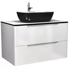 Тумба Vela Венеция 80П (белый глянец) TU27065 белый