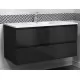 Тумба Vela Мира 100П TU371083 черный матовый