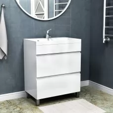 Тумба Vela Мира 70Н TU271011 белый..