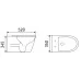 Унитаз CeramaLux 5170MC (подвесной)